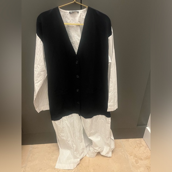 NWOT Zara Shirt Dress - Picture 3 of 5